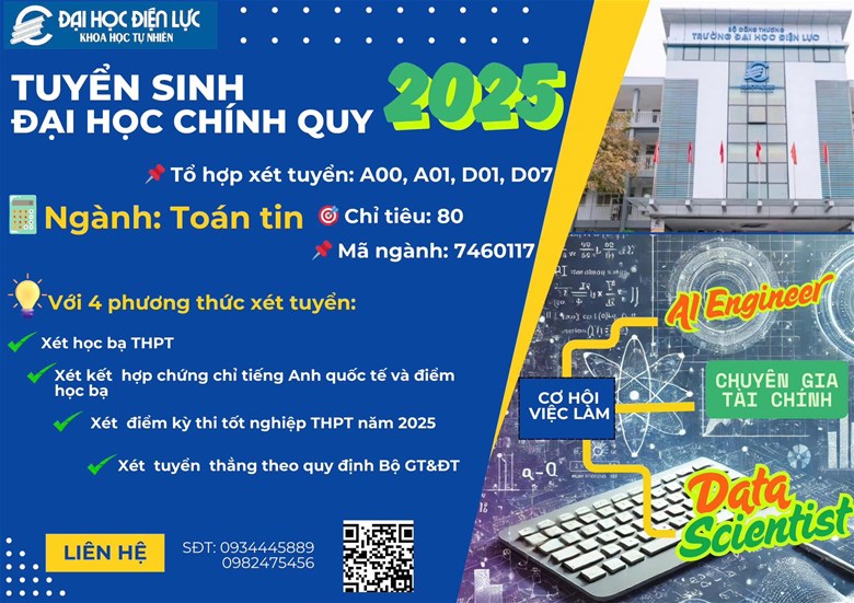Tuyển sinh ngành Toán Tin